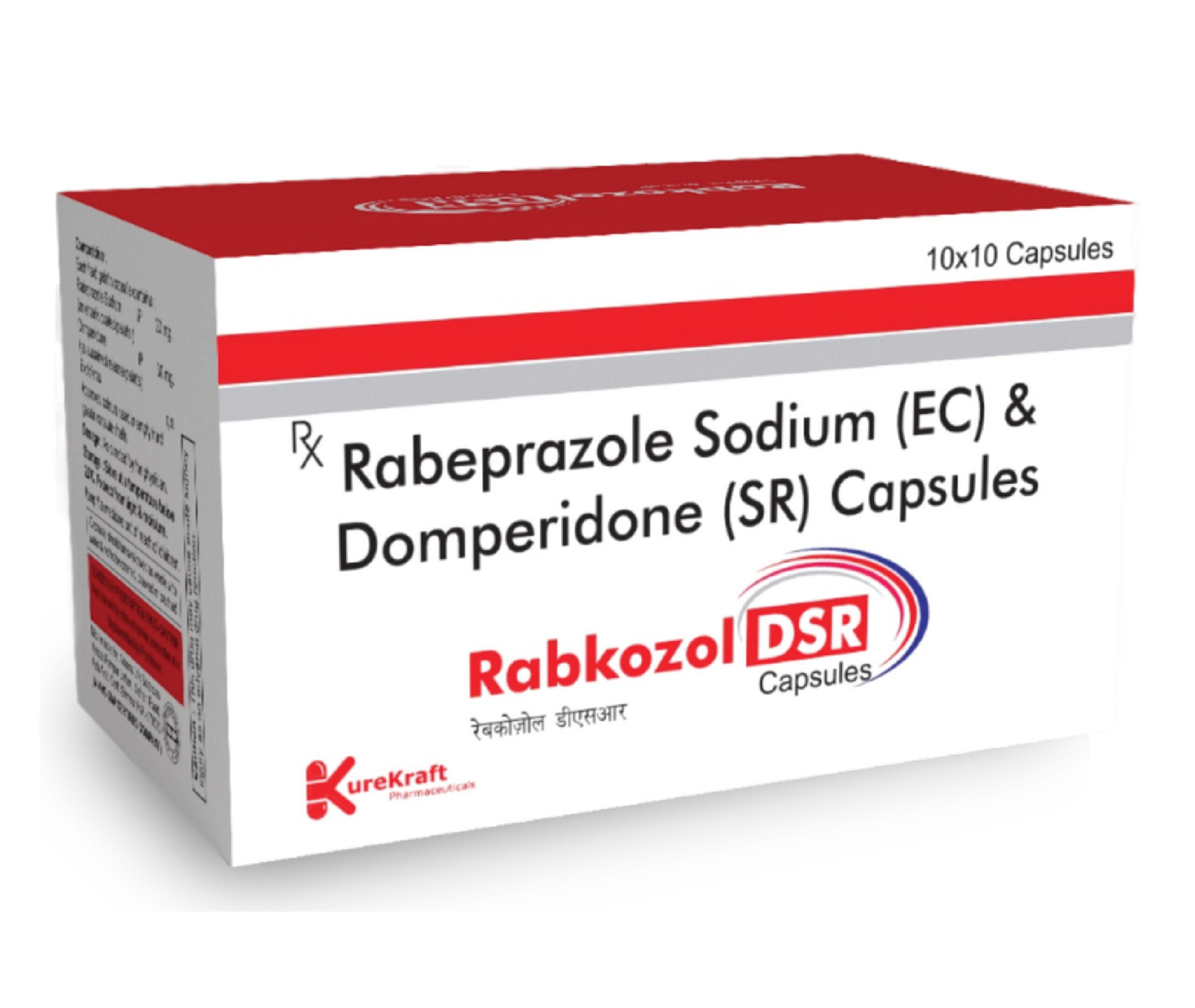 Rabkozol-DSR Capsules - Rabeprazole 20mg EC + Domperidone 30mg SR